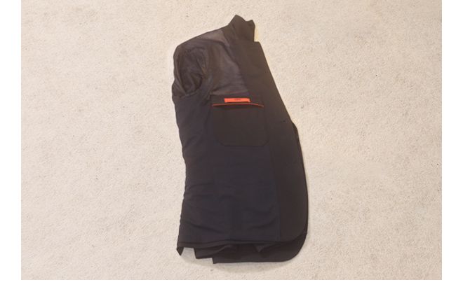 The packable suit for men by HUGO