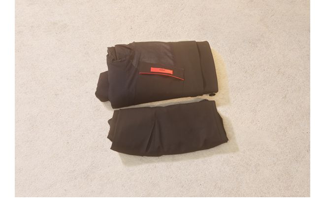 The packable suit for men by HUGO