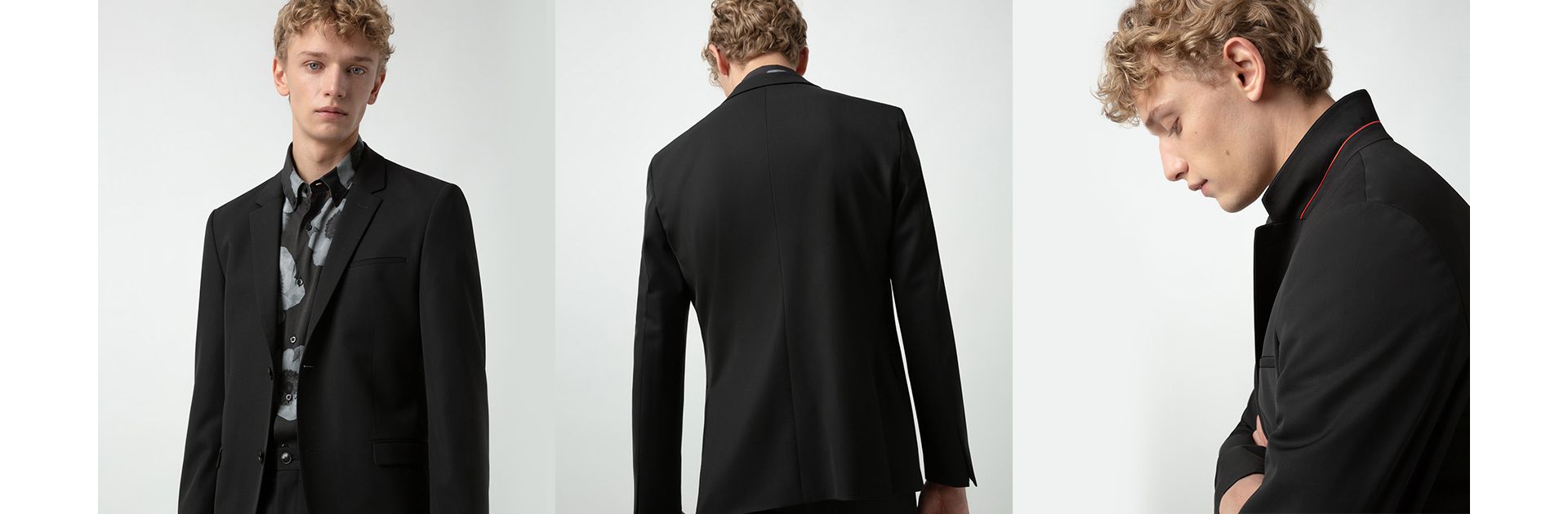 The packable suit for men by HUGO