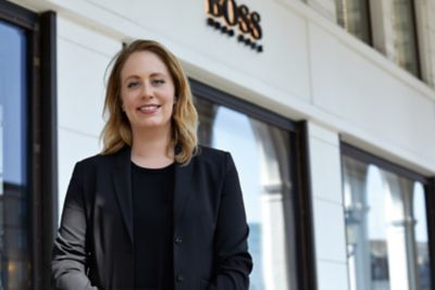 Lena Denger, Responsable de la boutique BOSS Neuer Wall, à Hambourg