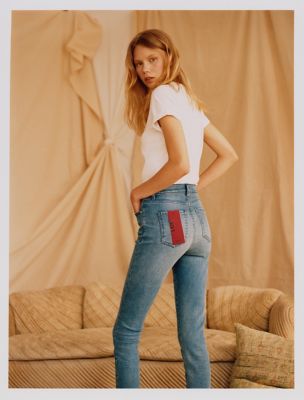 Jeans Lou met hoge taille voor dames van HUGO