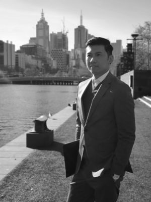 KK Lee,  Manager BOSS Store Crown Casino