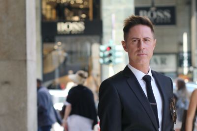Giovanni Cerundolo, RESPONSABLE de la BOUTIQUE BOSS à MILAN, CORSO MATTEOTTI