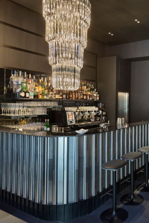 The Bar in the Restaurant Carlo e Camilla in Duomo in Milan