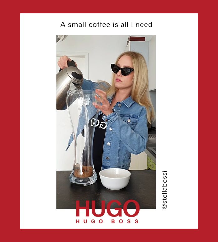 Influencer Stella in HUGO outfits