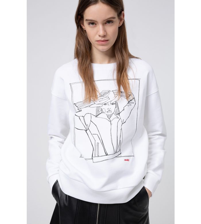 International Women's Day relaxed-fit sweatshirt by HUGO