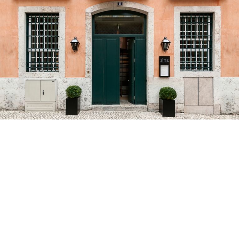 Alma Restaurant in Lisbon from the outside