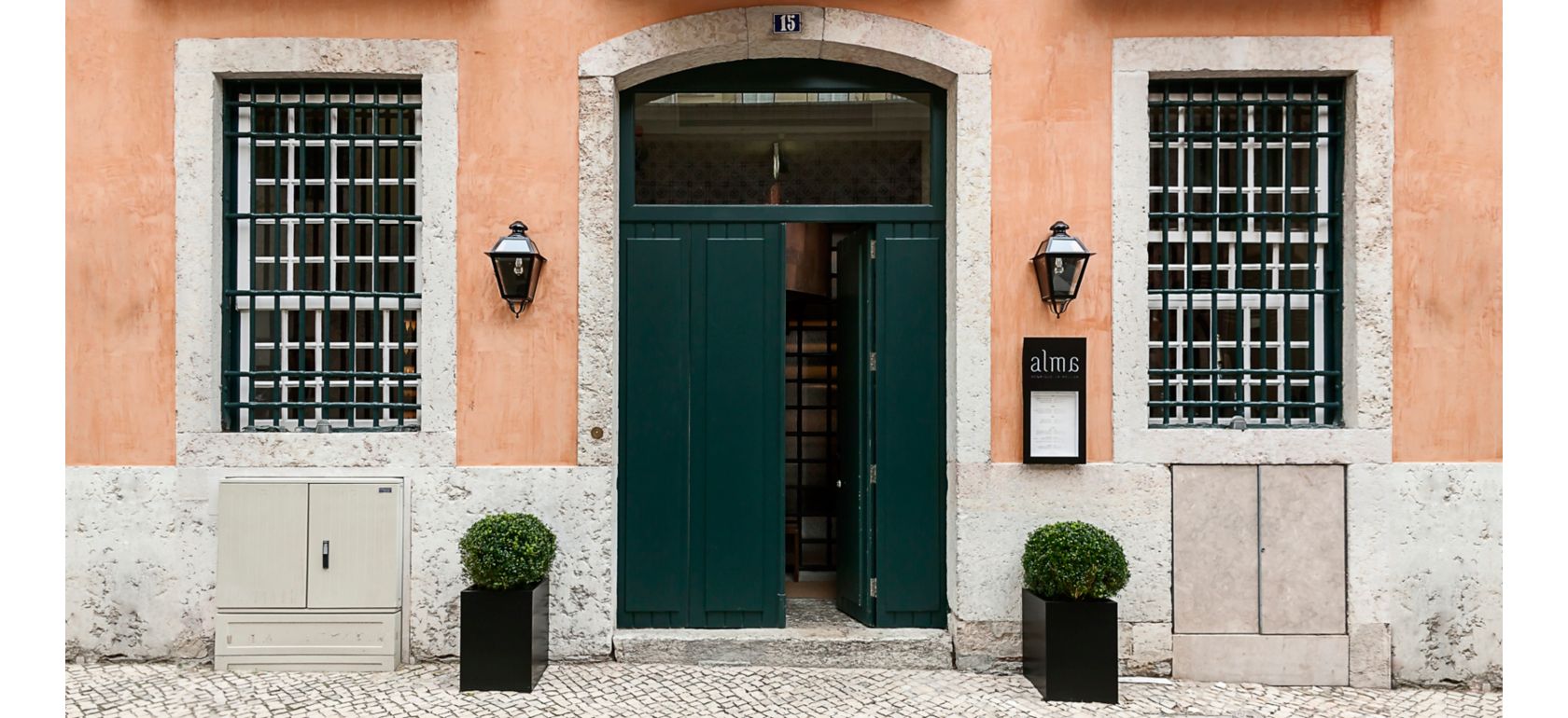 Alma Restaurant in Lisbon from the outside