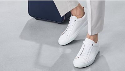 hugo boss mens white sneakers