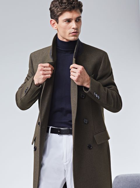 manteau hugo boss bleu marine