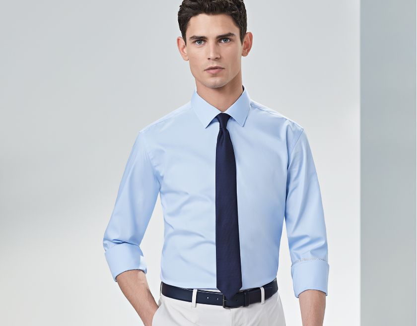 Голубая рубашка какой галстук