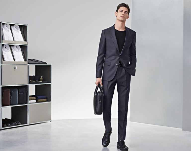 10 Rules Of Trainers Combining Trainers With Suit Or Chinos Boss