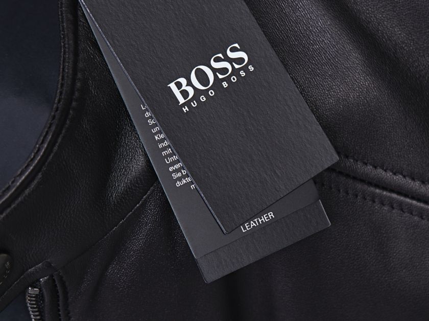 BOSS pure cashmere label