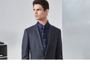 Silk shirt and tie by BOSS