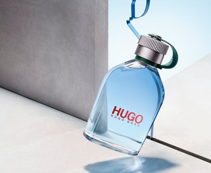 Silver hugo boss aftershave top