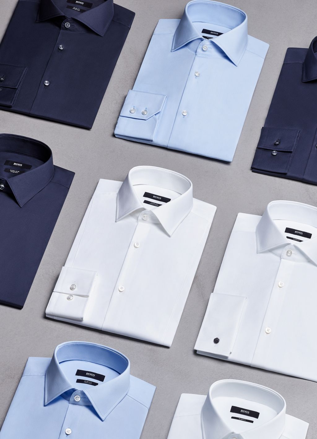 Boss sharp fit dress shirt clearance