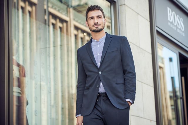 Mats Hummels for BOSS Made for Me personalised suits