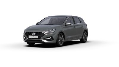 Nowy Hyundai i30 w kolorze Olivine Grey.