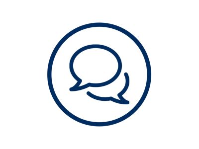 An icon illustrating the find a Hyundai dealer chat function available to Hyundai customers.