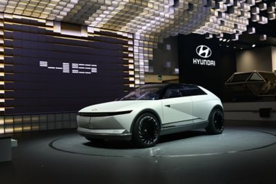 Hyundai 45 concept car at the Frankfurt motorshow IAA in 2019.