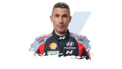 Hyundai Motorsport co-driver Cándido Carrera.