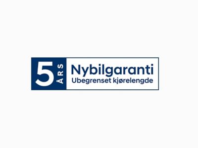 Garantilogo Hyundai Norge 5 år. Logo.