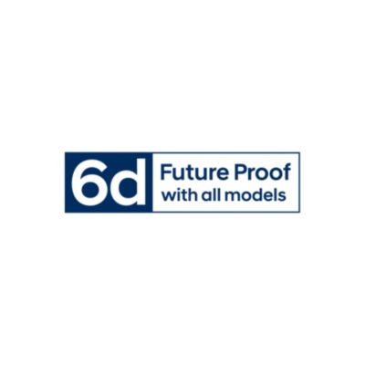 Logo de la technologie de moteur 6d future-proof.