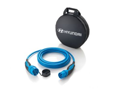 Câble de recharge Mode 3 de la collection d’accessoires d’origine Hyundai.