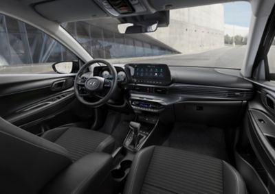 El nuevo volante del i20, el salpicadero con el clúster digital de 10,25" y la pantalla táctil de 10,25" de AVN