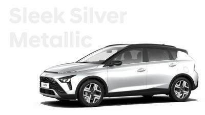 Teinte extérieure du SUV urbain Hyundai BAYON : Sleek Silver.