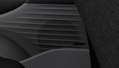 The premium Bose sound system in the Hyundai BAYON compact crossover SUV.