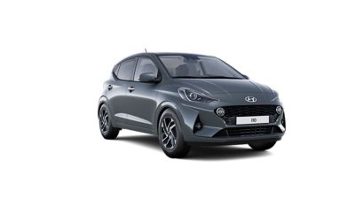 The various exterior color options for the Hyundai i10: Aurora Gray Pearl.