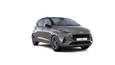 The various exterior color options for the Hyundai i10: Elemental Brass Metallic.