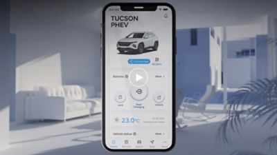 Vídeo de las prestaciones de la aplicación Hyundai Bluelink®.