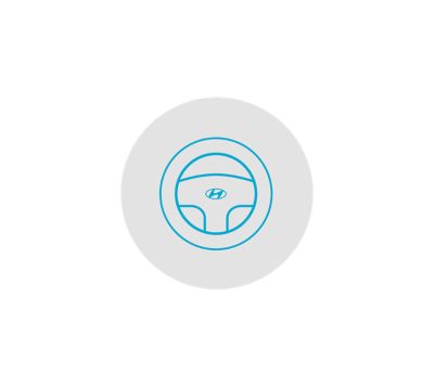 Pictogramme d'un volant Hyundai.