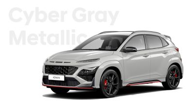 Prestatiegerichte SUV Hyundai KONA N in Cyber Grey Metallic