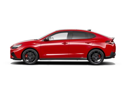 Opciones de color del nuevo Hyundai i30 Fastback N: Engine Red.