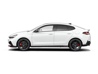 Opciones de color del nuevo Hyundai i30 Fastback N: Polar White.