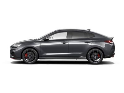 Opciones de color del nuevo Hyundai i30 Fastback N: Dark Knight Gray Pearl.