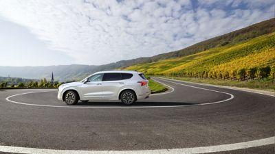 Un homme qui monte dans sa Hyundai IONIQ.