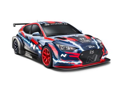  Coupe nette du Hyundai VELOSTER N ETCR.