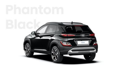 La nueva gama de opciones del color del Hyundai KONA: Phantom Black.