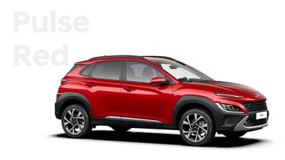 La nueva gama de opciones del color del Hyundai KONA: Pulse Red.