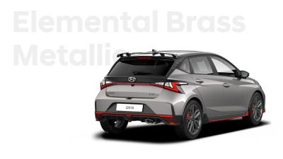 Nuevo Hyundai i20 N en color Elemental Brass Metallic.