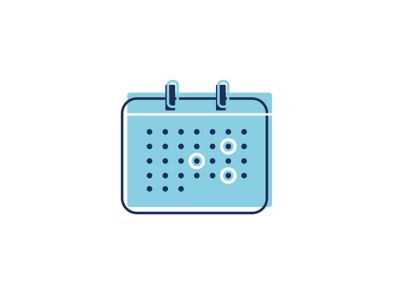 Calendar illustration.