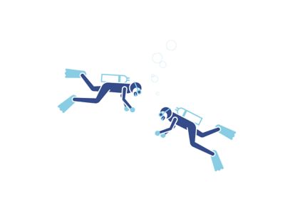 Diver illustration.
