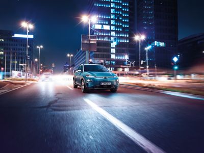Hyundai Kona electric v meste