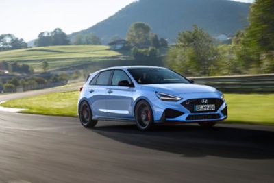 Nový Hyundai i30 N na závodní dráze