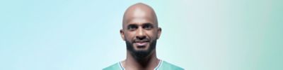 Primo piano di Ali Al-Habsi membro di Hyundai Team Century