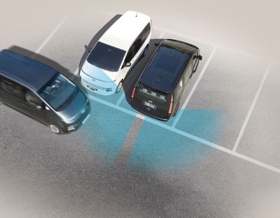 Rear Cross-traffic Collision-avoidance Assist (RCCA) di Hyundai STARIA multifunzione